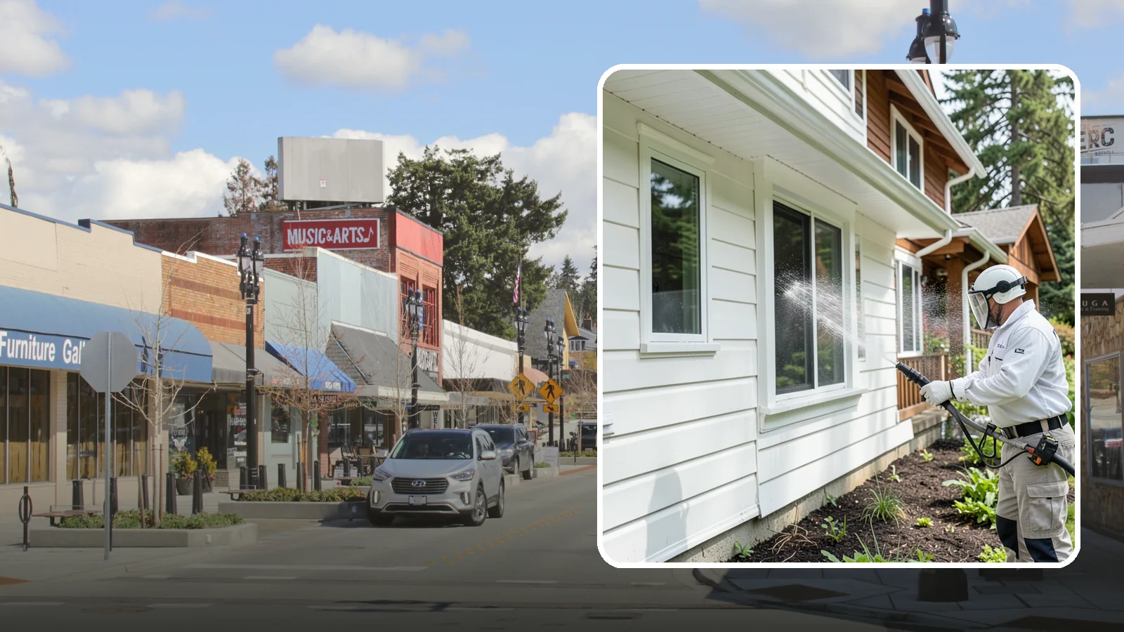 Move-In Exterior Cleaning in Bothell, King County, WA - Move-in exterior cleaning gives a newly purchased or vacated home a thorough outside wash so it feels fresh from day one.