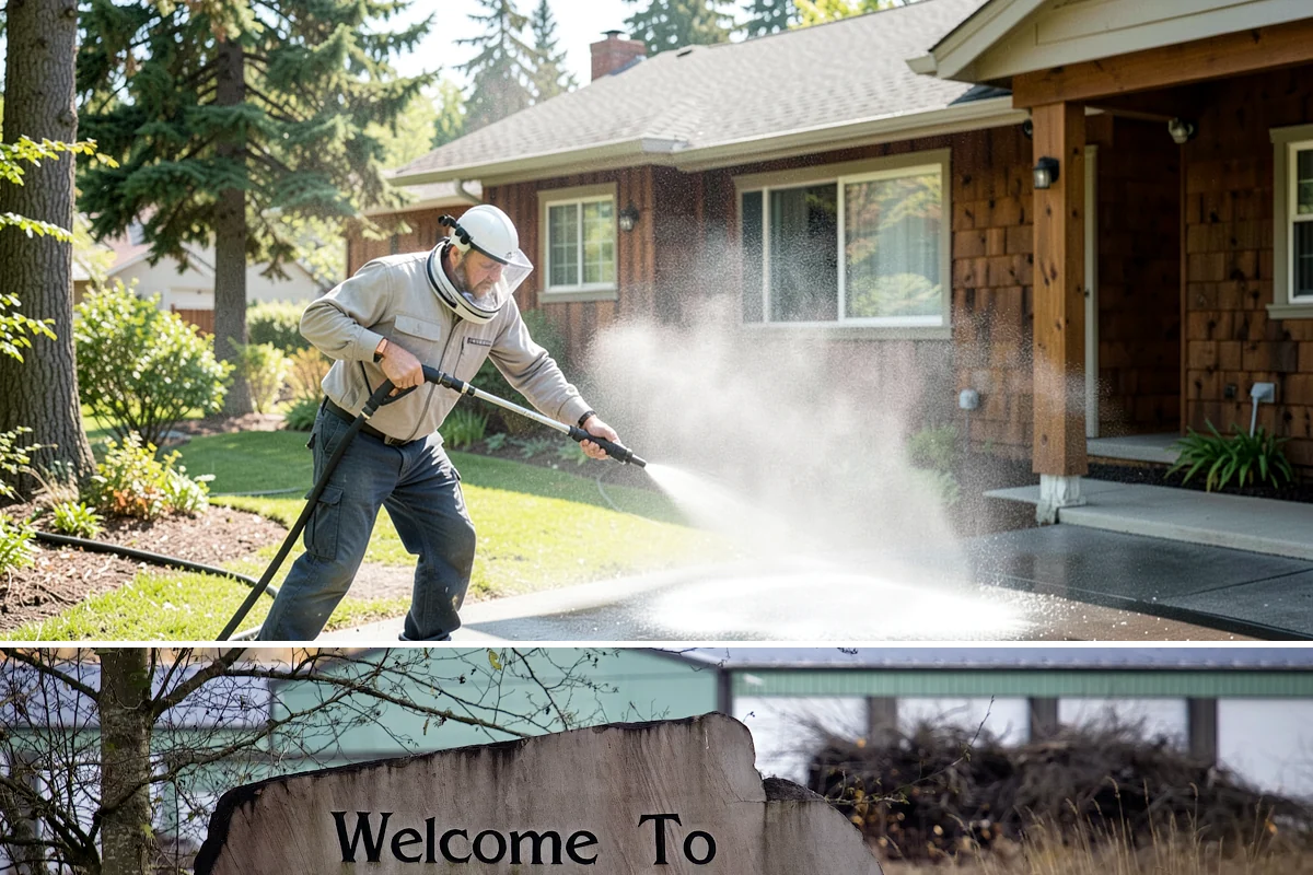 Move-In Exterior Cleaning in Buckley, Pierce County, WA - Schedule around the closing or move date, ideally during a dry stretch so the home is clean before belongings arrive.