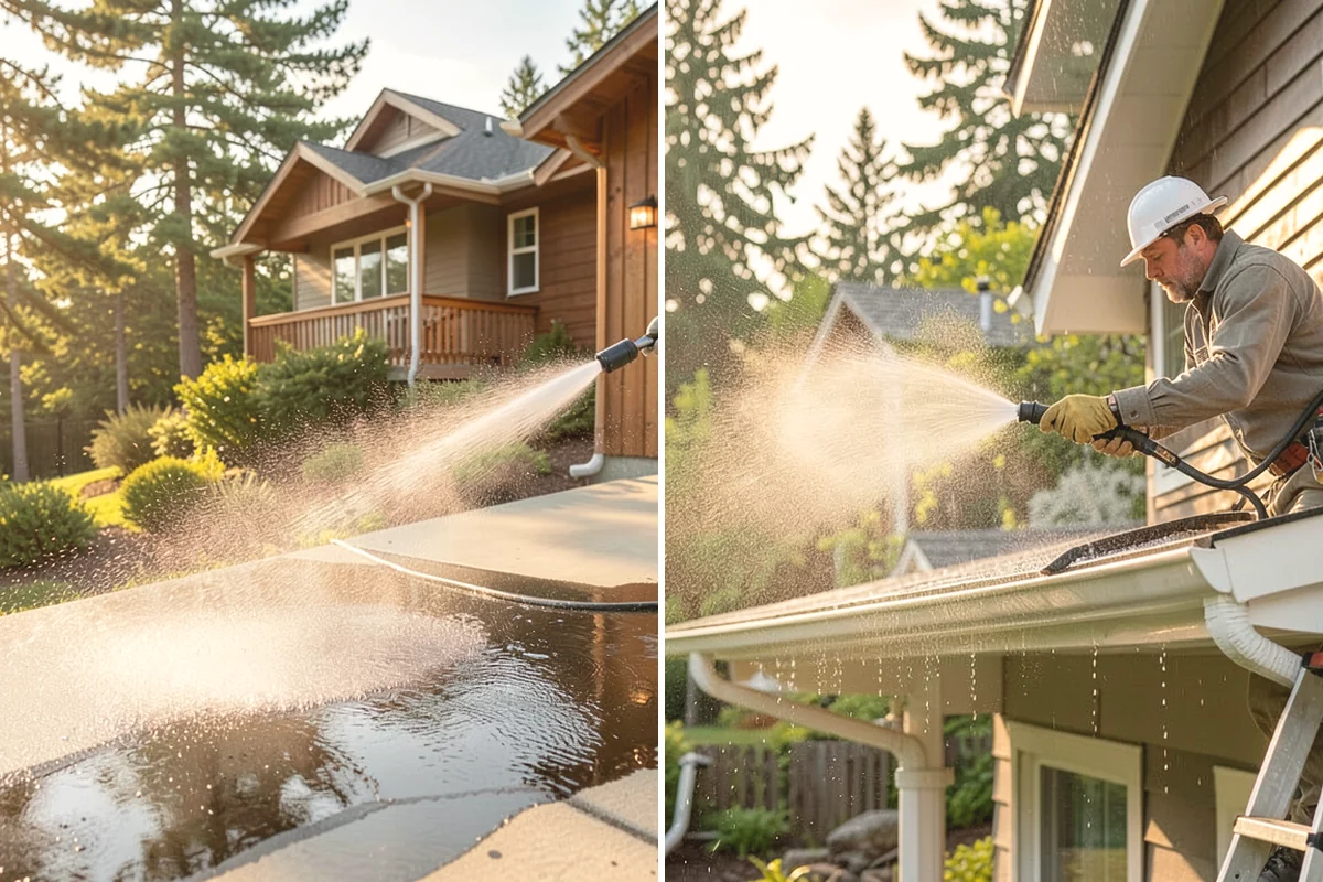 Move-In Exterior Cleaning in Carnation, King County, WA - Coordinate the wash around the move-in or move-out date