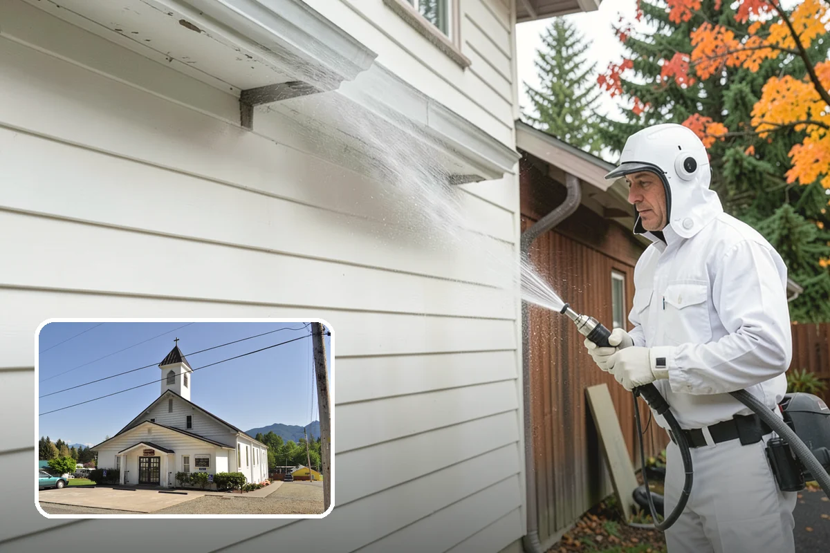 Move-In Exterior Cleaning in Concrete, Skagit County, WA - Delivers a clean exterior for new owners from the first day