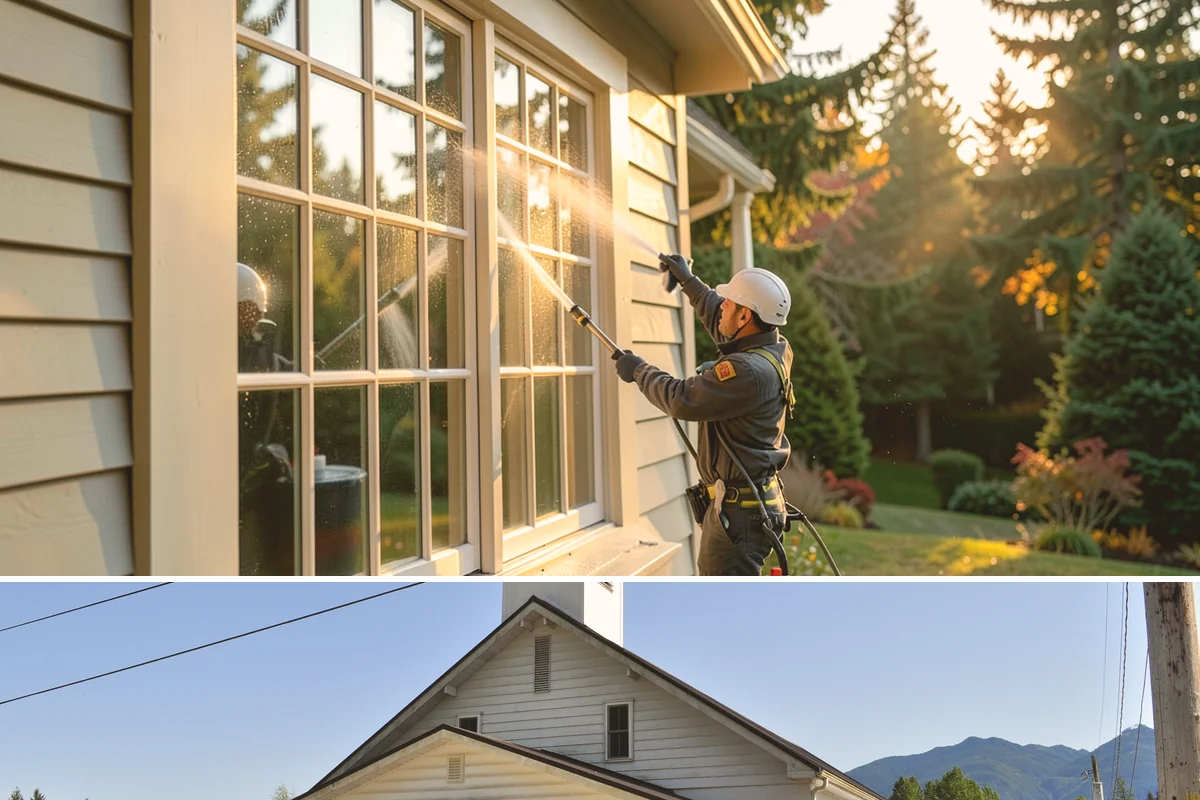 Move-In Exterior Cleaning in Concrete, Skagit County, WA - Schedule around the closing or move date, ideally during a dry stretch so the home is clean before belongings arrive.
