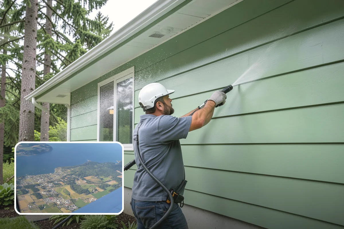 Move-In Exterior Cleaning in Coupeville, Island County, WA - Delivers a clean exterior for new owners from the first day