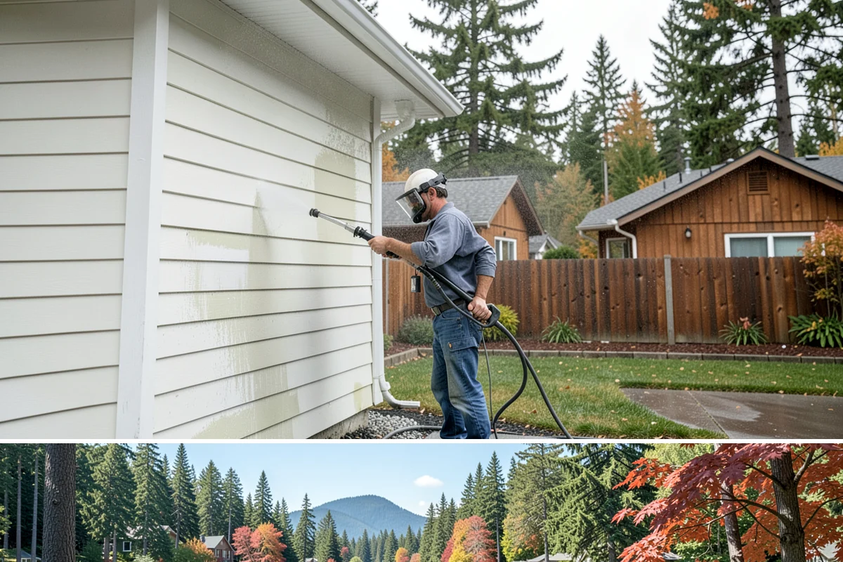 Move-In Exterior Cleaning in Covington, King County, WA - Schedule around the closing or move date, ideally during a dry stretch so the home is clean before belongings arrive.