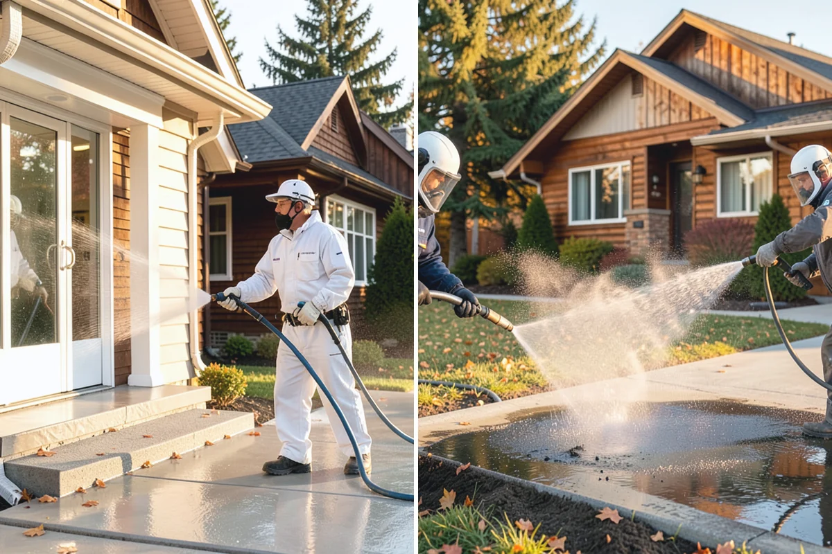 Move-In Exterior Cleaning in Des Moines, King County, WA - Coordinate the wash around the move-in or move-out date