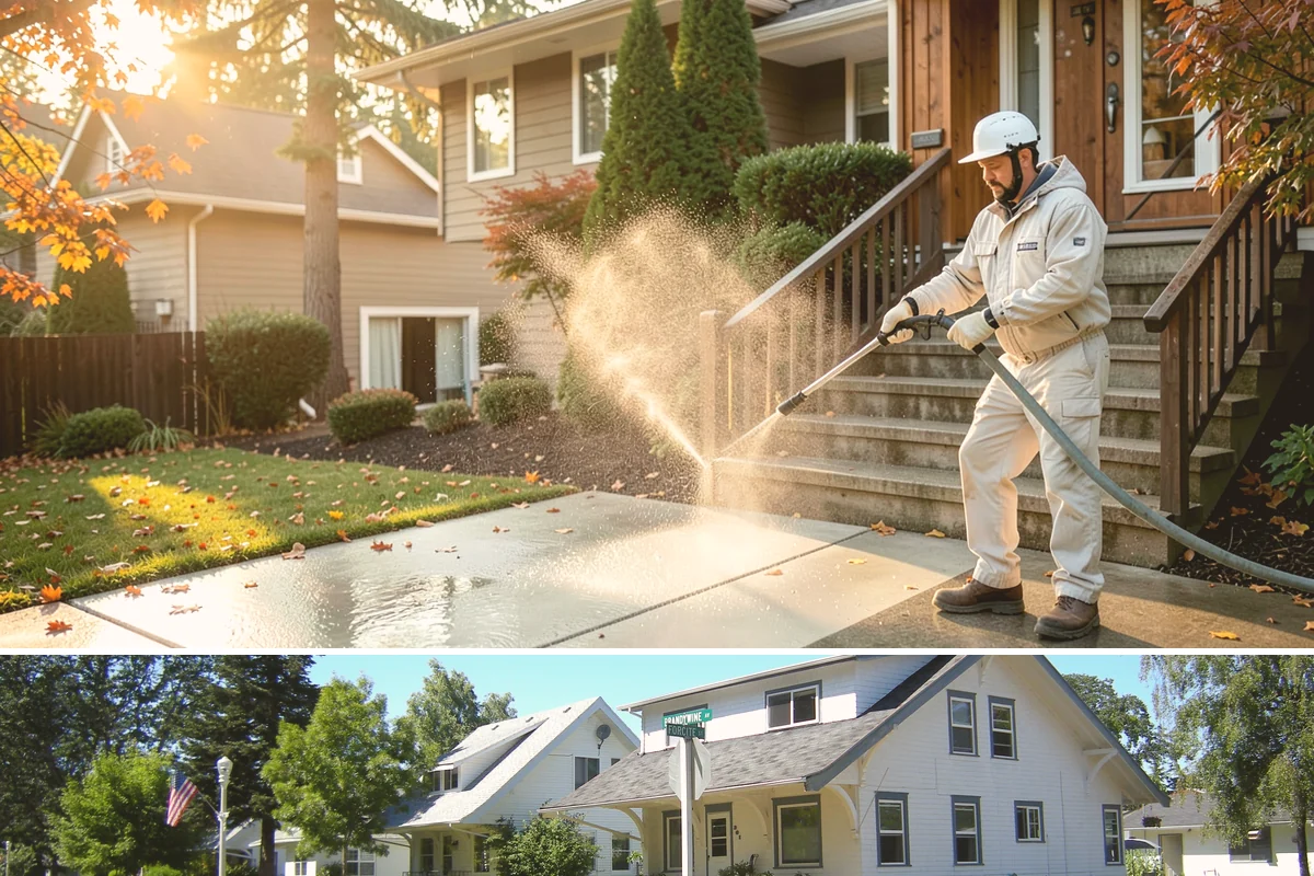 Move-In Exterior Cleaning in DuPont, Pierce County, WA - Schedule around the closing or move date, ideally during a dry stretch so the home is clean before belongings arrive.