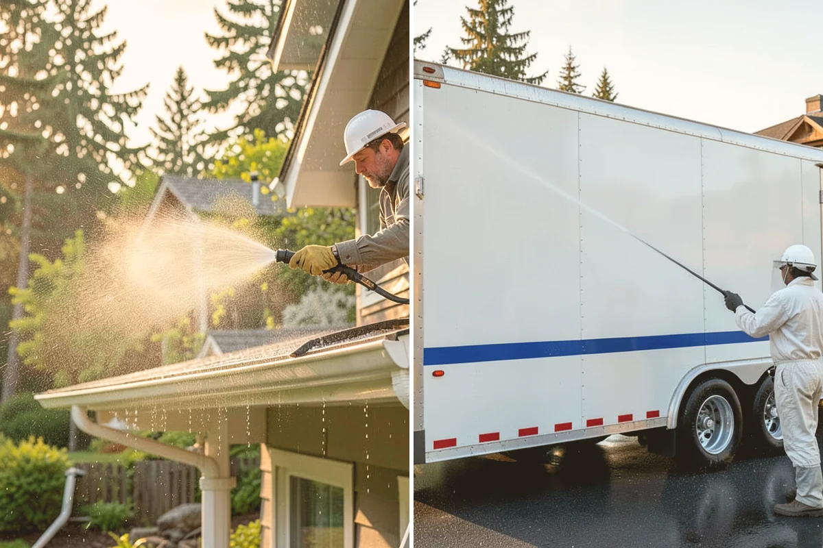 Move-In Exterior Cleaning in Eatonville, Pierce County, WA - Coordinate the wash around the move-in or move-out date