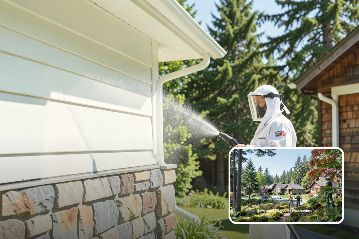 Move-In Exterior Cleaning in Edgewood, Pierce County, WA - Delivers a clean exterior for new owners from the first day