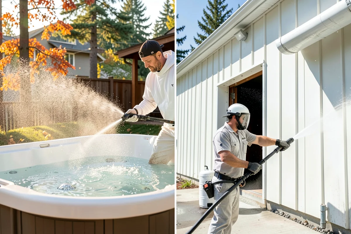Move-In Exterior Cleaning in Fircrest, Pierce County, WA - Coordinate the wash around the move-in or move-out date