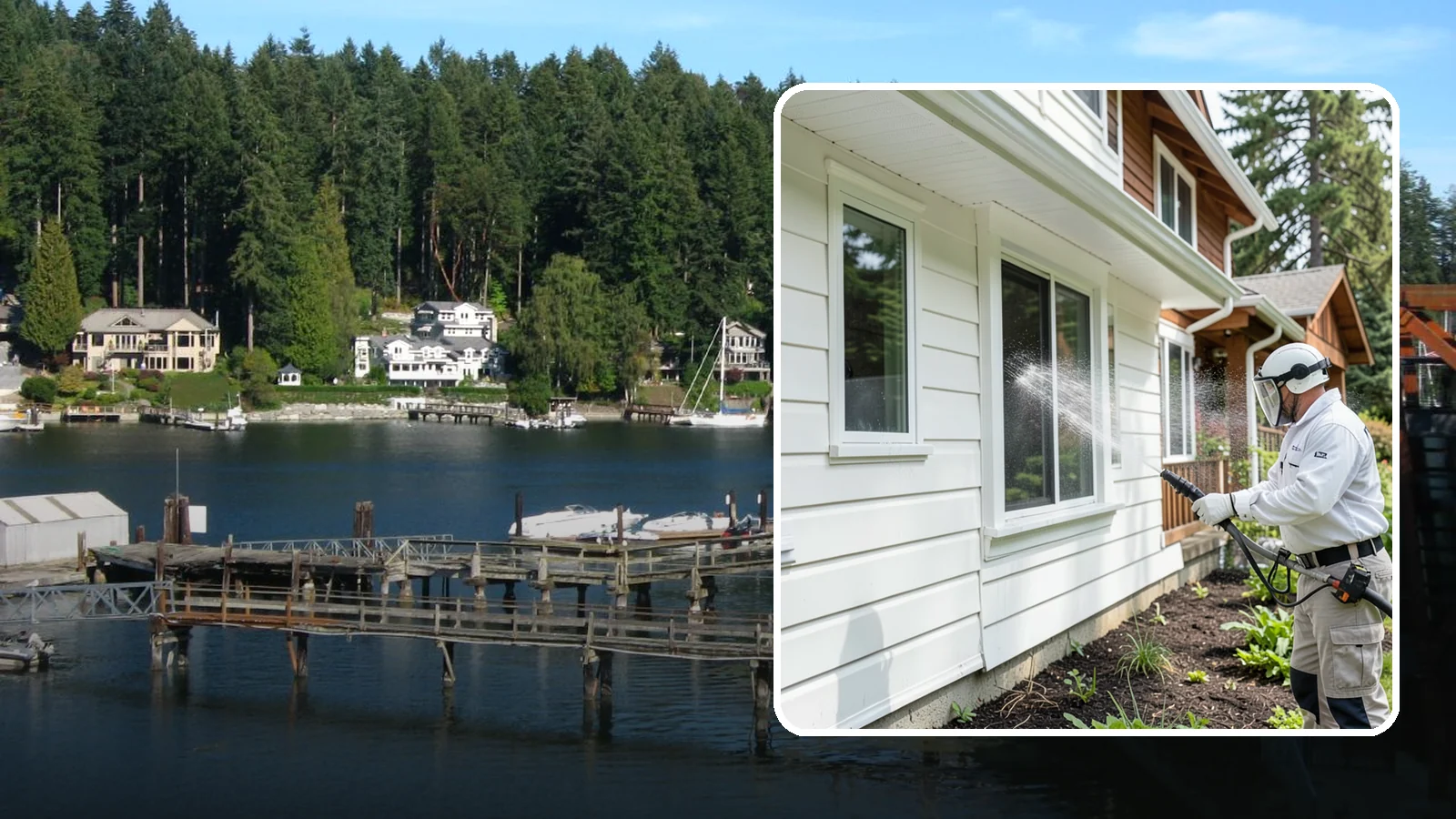 Move-In Exterior Cleaning in Gig Harbor, Pierce County, WA - Move-in exterior cleaning gives a newly purchased or vacated home a thorough outside wash so it feels fresh from day one.