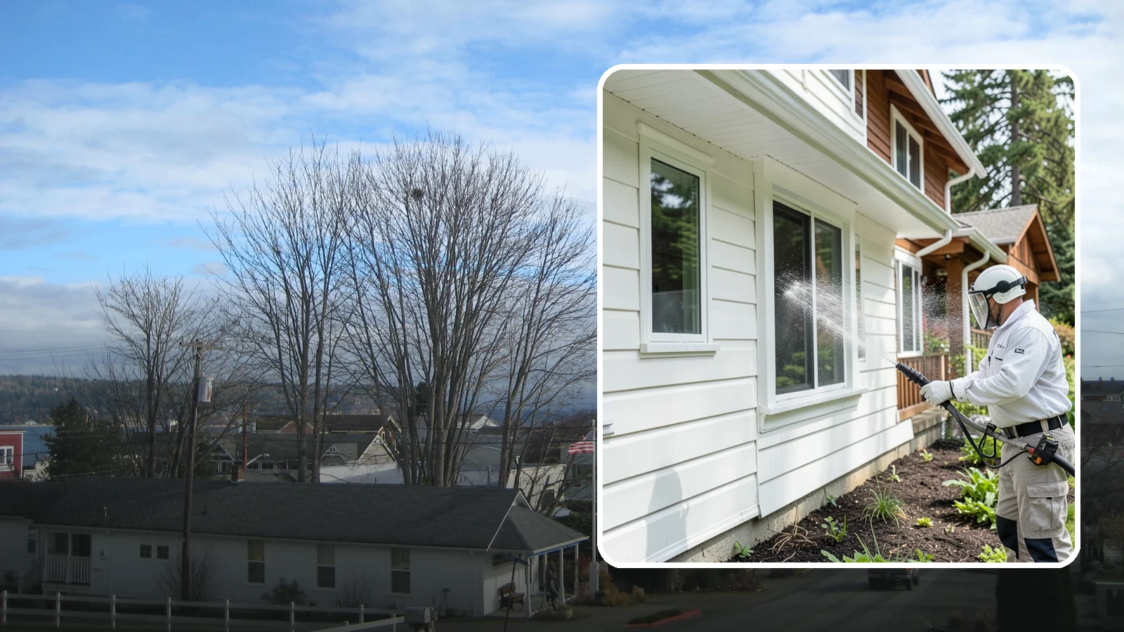 Move-In Exterior Cleaning in Langley, Island County, WA - Move-in exterior cleaning gives a newly purchased or vacated home a thorough outside wash so it feels fresh from day one.