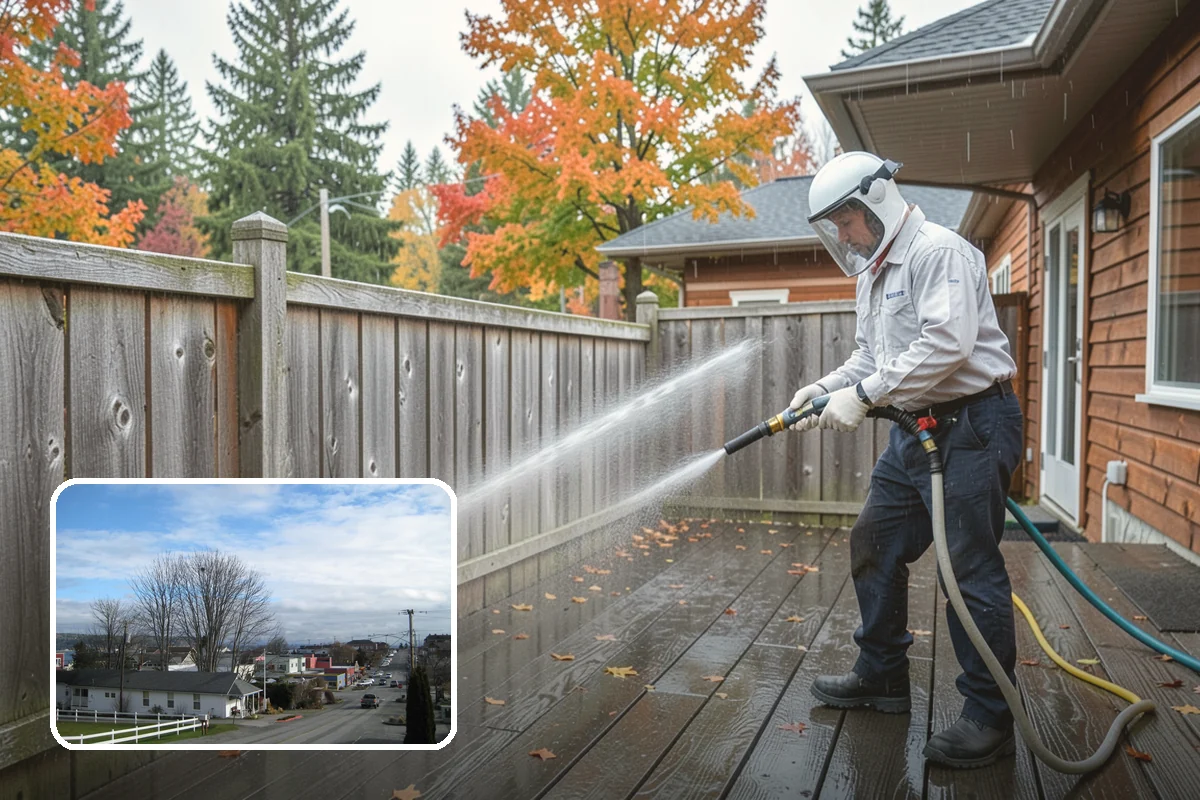 Move-In Exterior Cleaning in Langley, Island County, WA - Delivers a clean exterior for new owners from the first day