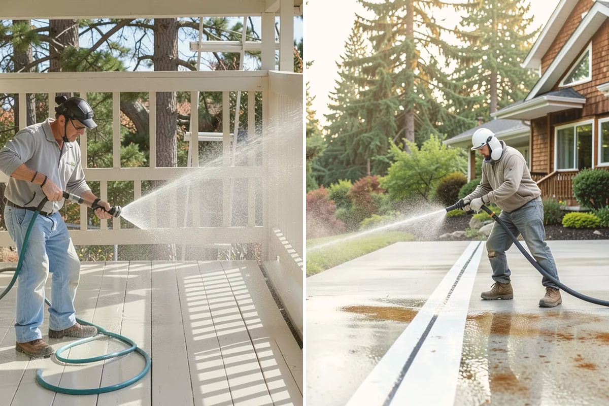 Move-In Exterior Cleaning in Langley, Island County, WA - Coordinate the wash around the move-in or move-out date