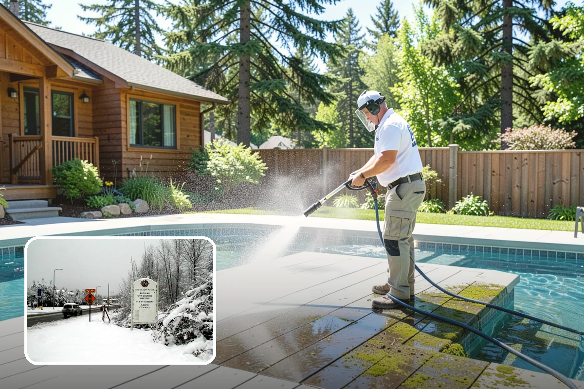 Move-In Exterior Cleaning in Newcastle, King County, WA - Delivers a clean exterior for new owners from the first day