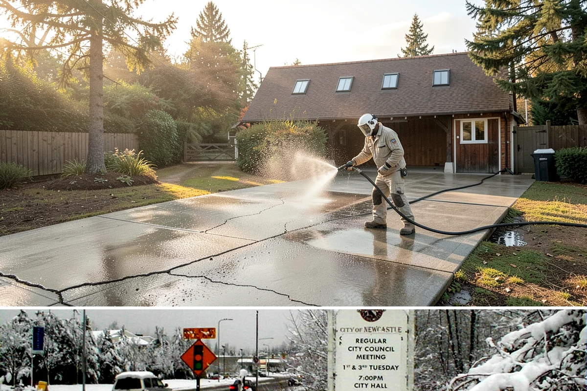 Move-In Exterior Cleaning in Newcastle, King County, WA - Schedule around the closing or move date, ideally during a dry stretch so the home is clean before belongings arrive.