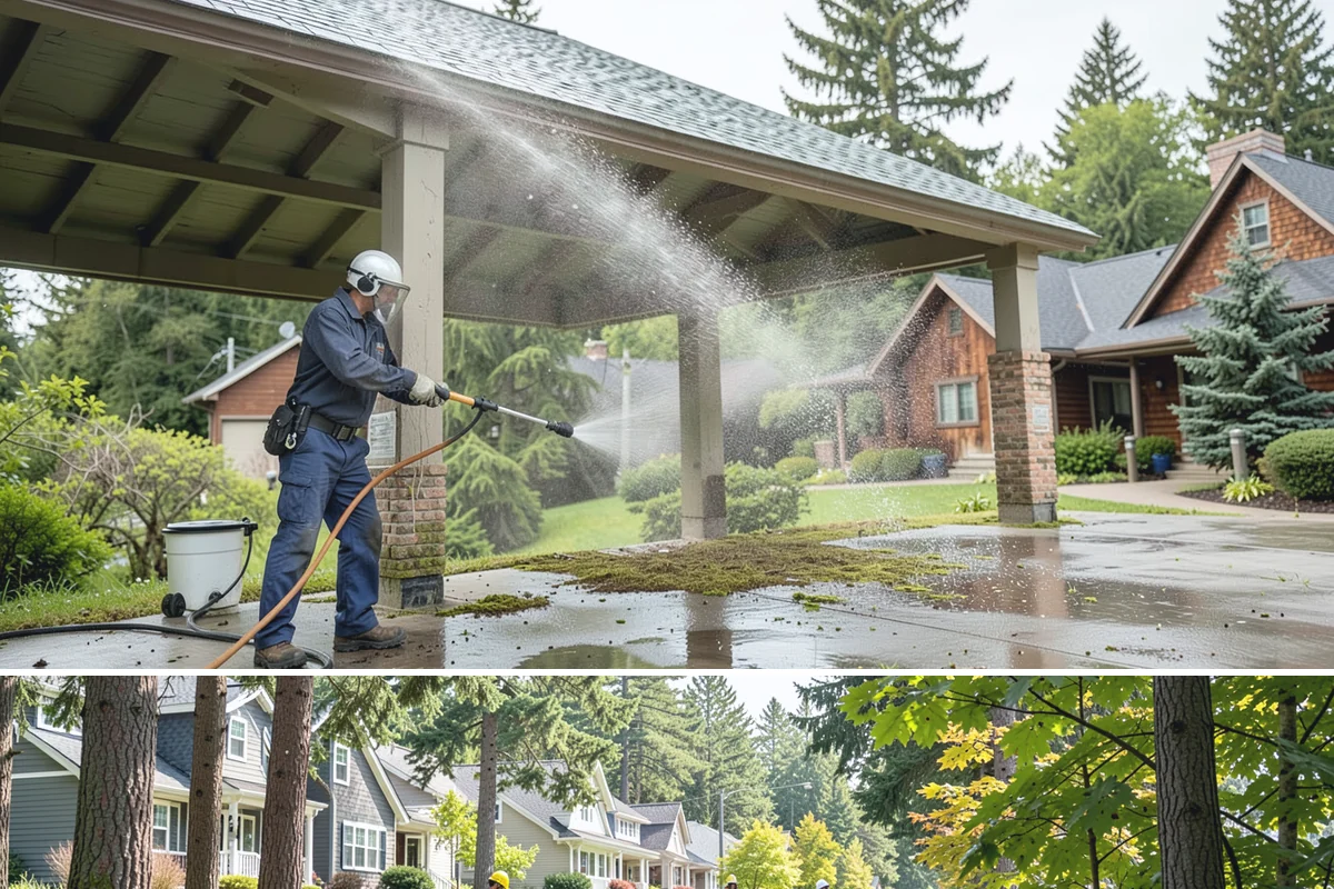 Move-In Exterior Cleaning in Normandy Park, King County, WA - Schedule around the closing or move date, ideally during a dry stretch so the home is clean before belongings arrive.