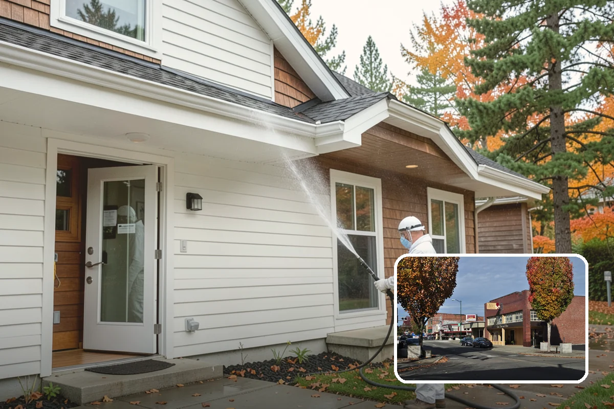 Move-In Exterior Cleaning in Puyallup, Pierce County, WA - Delivers a clean exterior for new owners from the first day