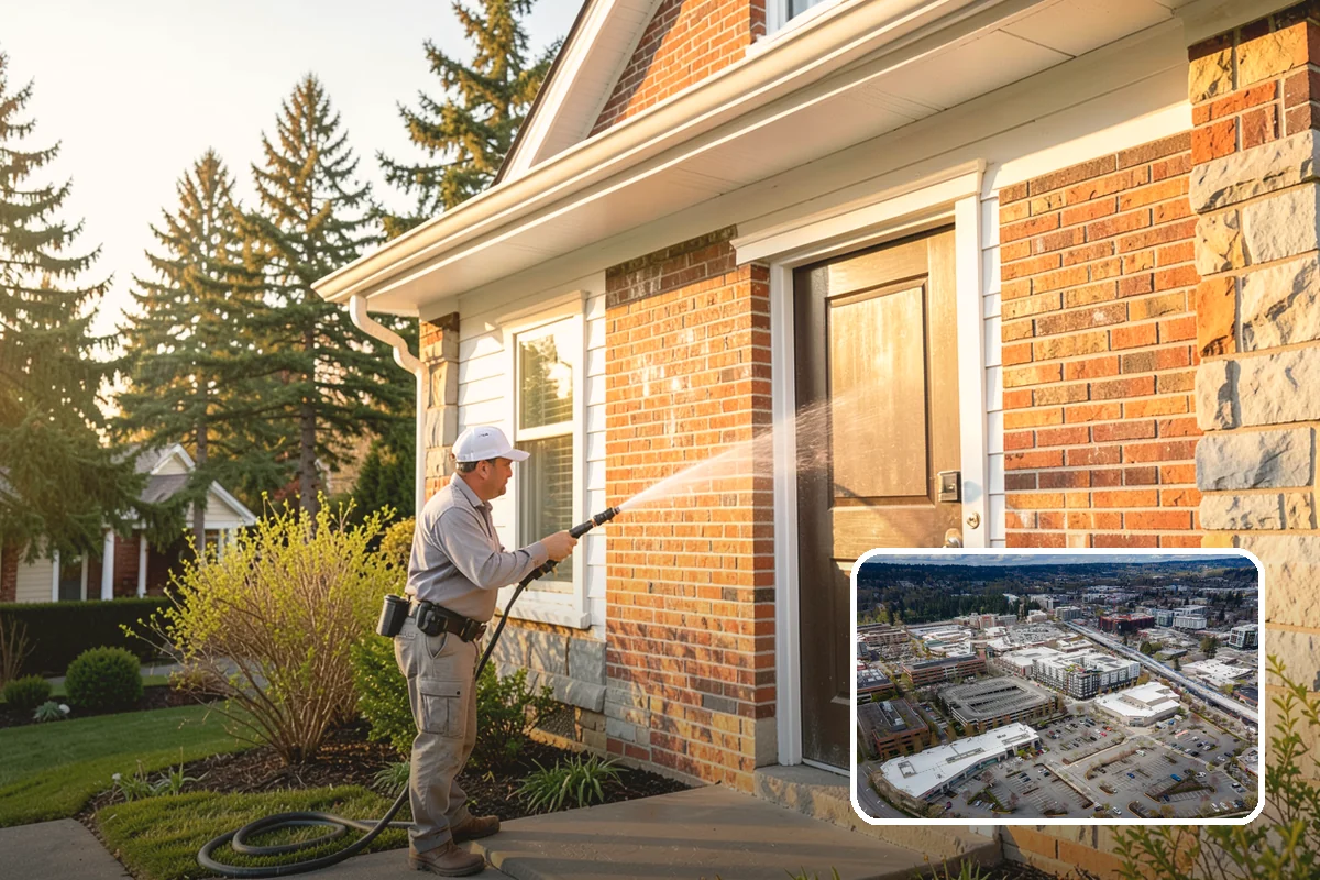 Move-In Exterior Cleaning in Redmond, King County, WA - Delivers a clean exterior for new owners from the first day