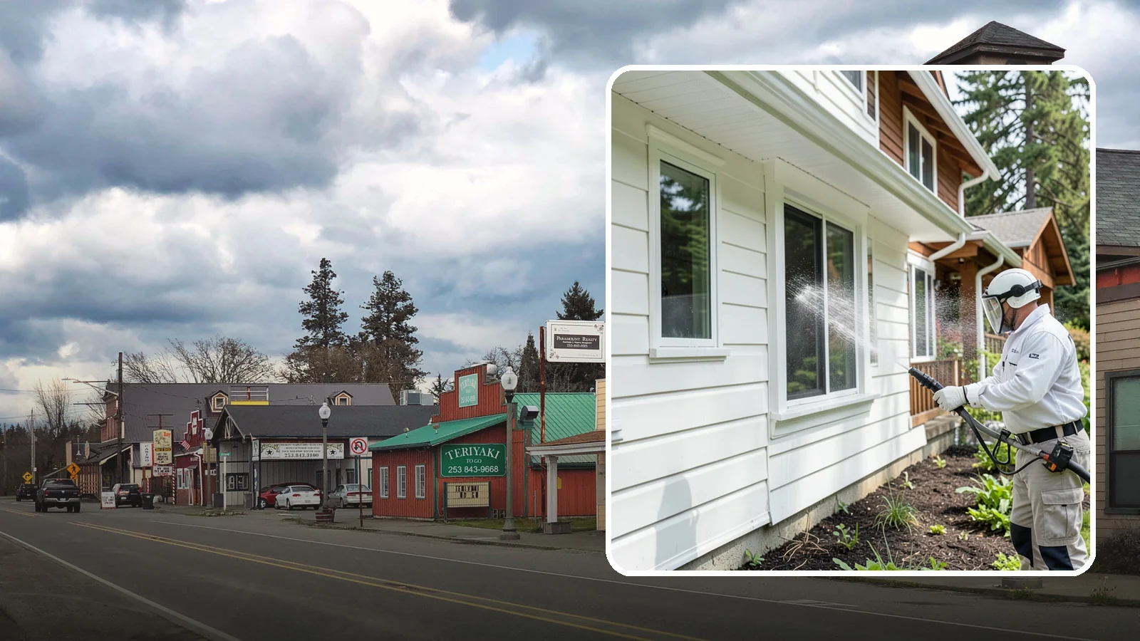 Move-In Exterior Cleaning in Roy, Pierce County, WA - Move-in exterior cleaning gives a newly purchased or vacated home a thorough outside wash so it feels fresh from day one.