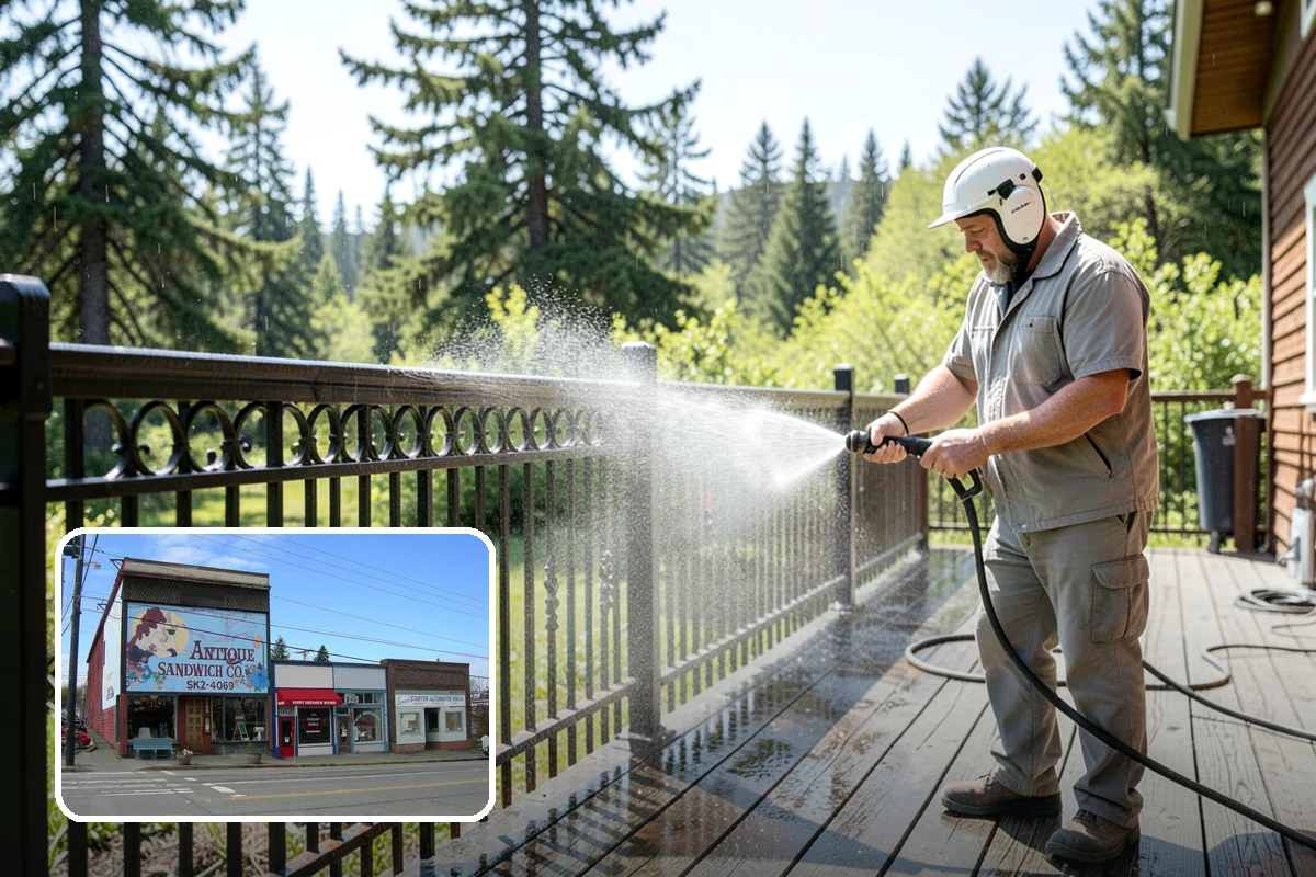 Move-In Exterior Cleaning in Ruston, Pierce County, WA - Delivers a clean exterior for new owners from the first day