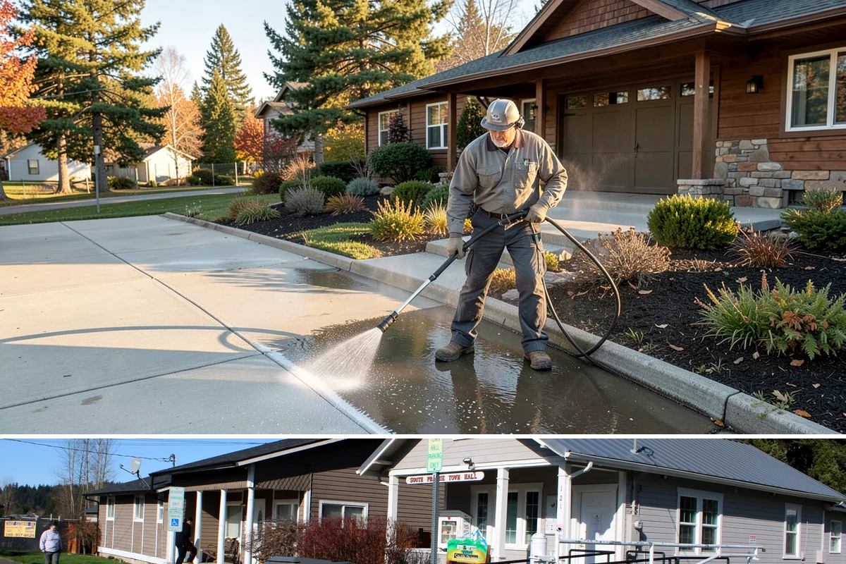 Move-In Exterior Cleaning in South Prairie, Pierce County, WA - Schedule around the closing or move date, ideally during a dry stretch so the home is clean before belongings arrive.