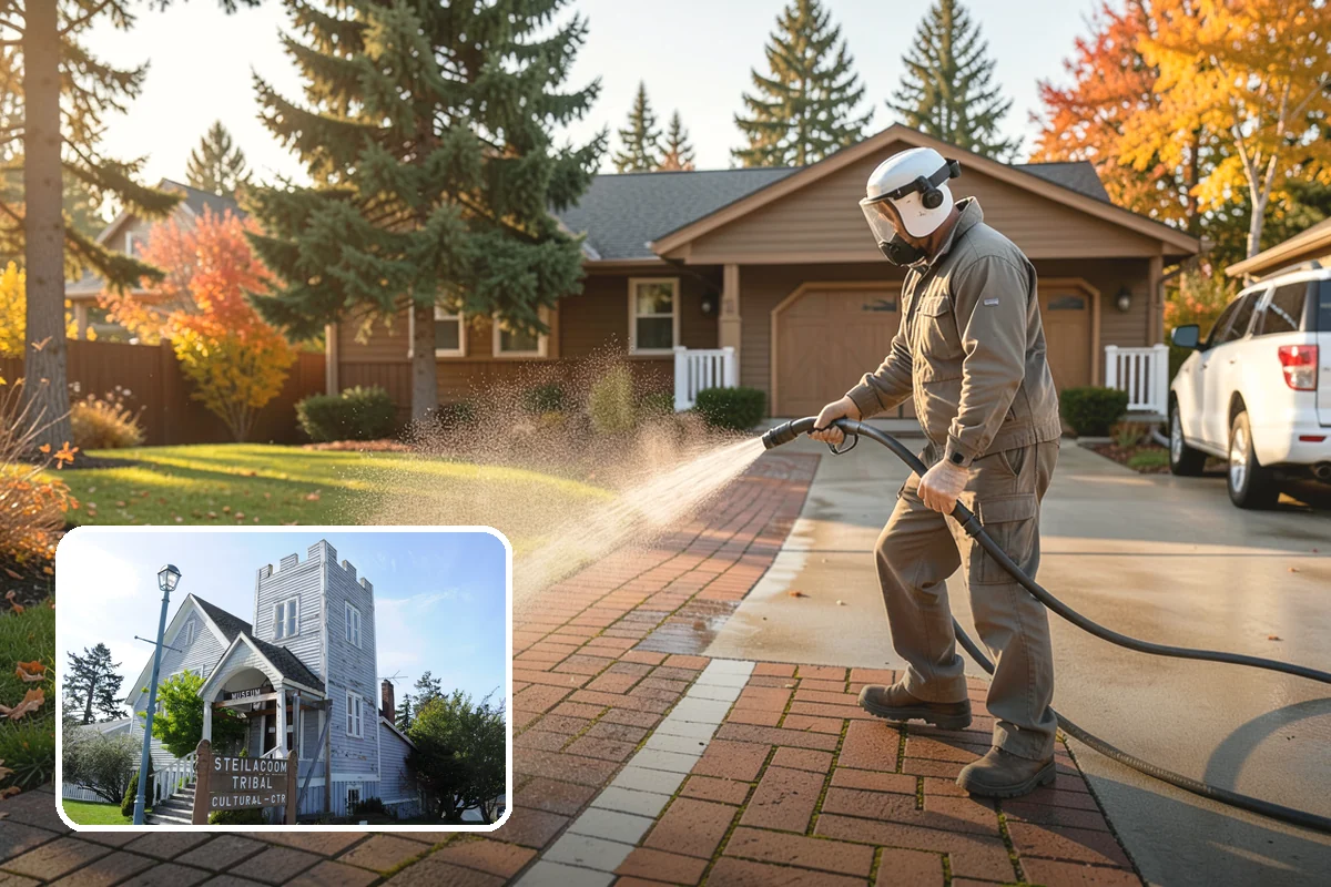 Move-In Exterior Cleaning in Steilacoom, Pierce County, WA - Delivers a clean exterior for new owners from the first day