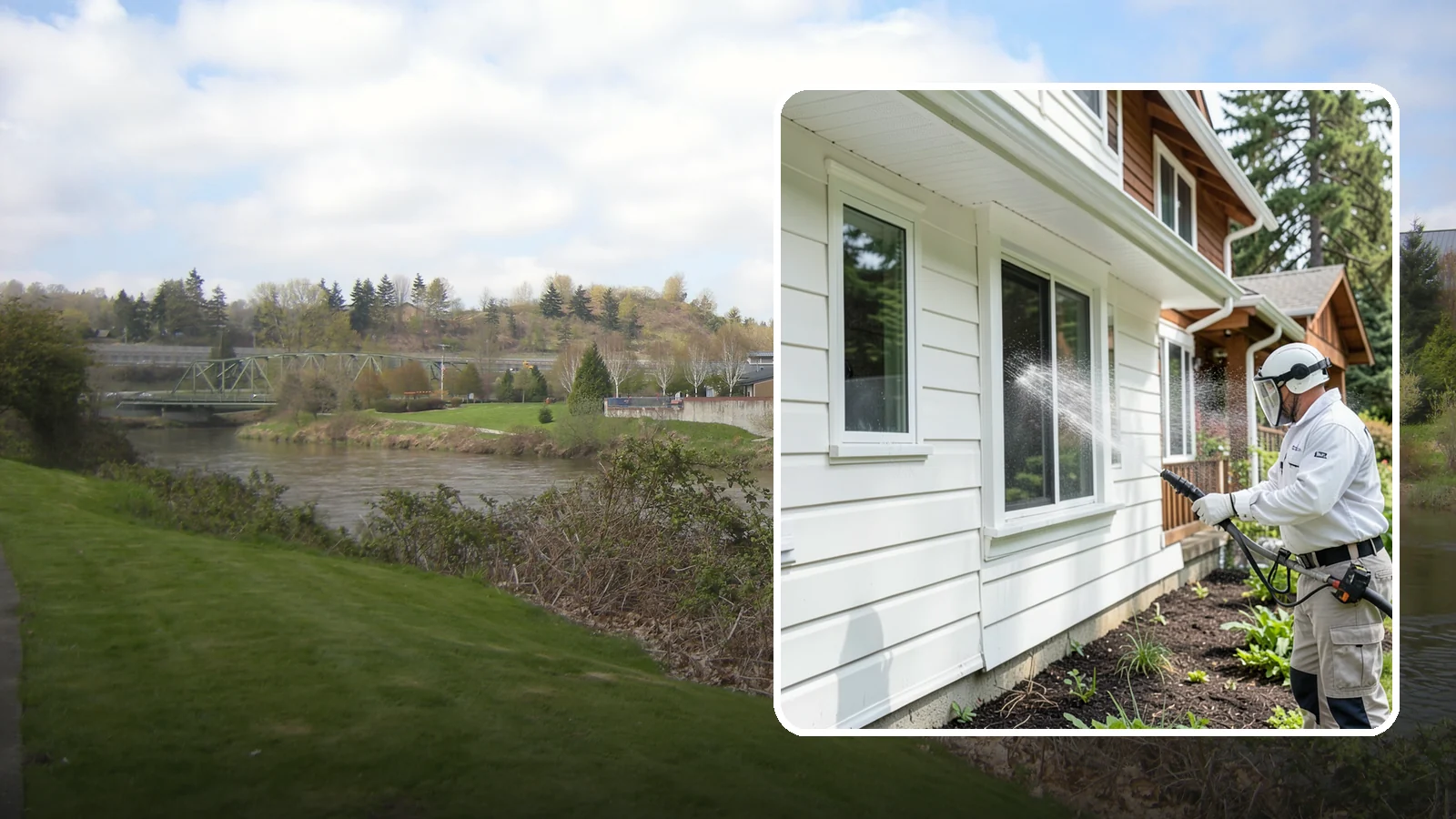Move-In Exterior Cleaning in Tukwila, King County, WA - Move-in exterior cleaning gives a newly purchased or vacated home a thorough outside wash so it feels fresh from day one.