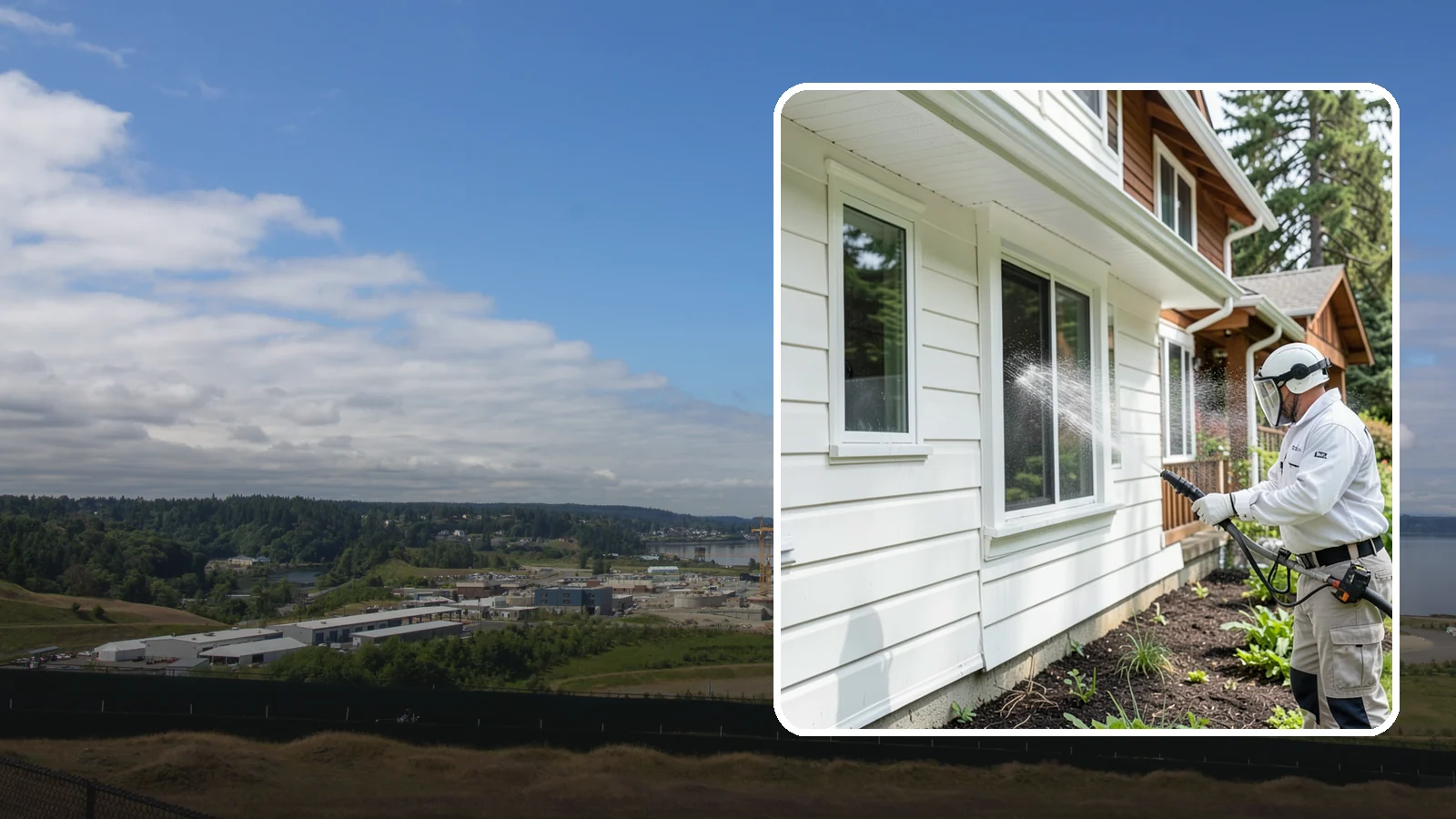 Move-In Exterior Cleaning in University Place, Pierce County, WA - Move-in exterior cleaning gives a newly purchased or vacated home a thorough outside wash so it feels fresh from day one.