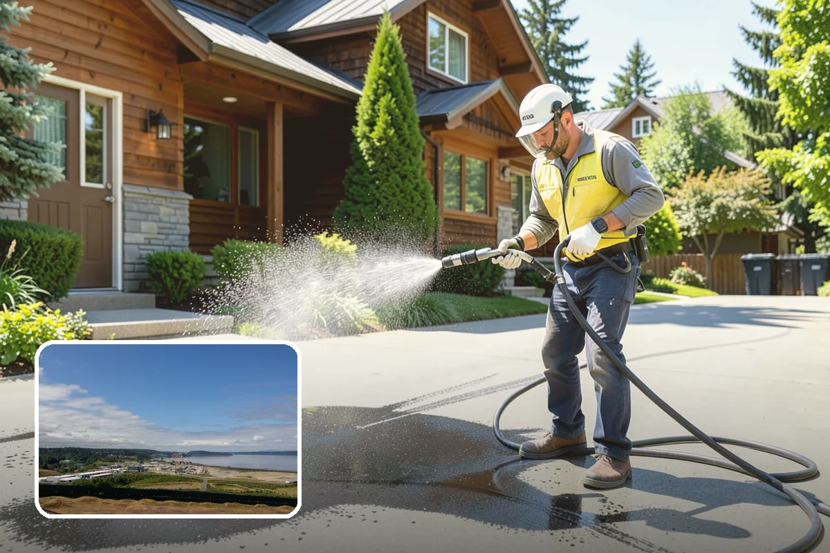 Move-In Exterior Cleaning in University Place, Pierce County, WA - Delivers a clean exterior for new owners from the first day