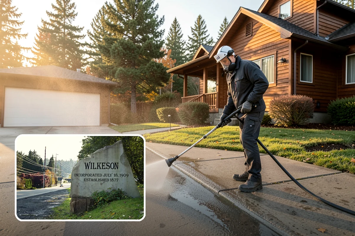 Move-In Exterior Cleaning in Wilkeson, Pierce County, WA - Delivers a clean exterior for new owners from the first day