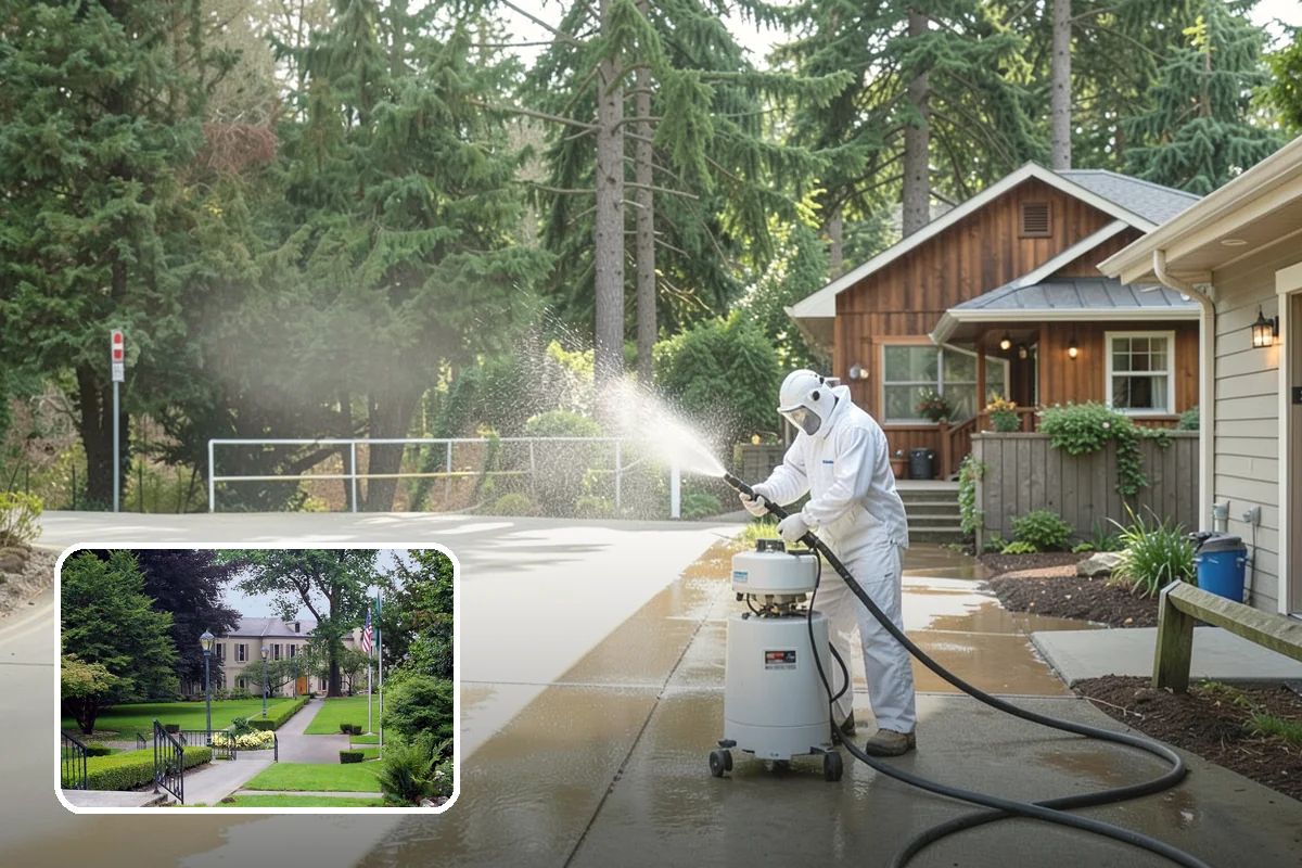 Move-In Exterior Cleaning in Woodinville, King County, WA - Delivers a clean exterior for new owners from the first day