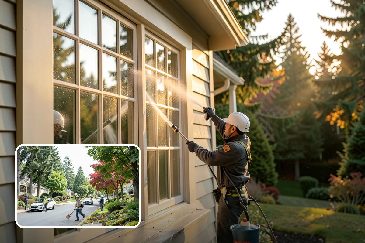 Natural Stone Cleaning in Beaux Arts Village, King County, WA - Protects acid-sensitive stone with pH-correct chemistry