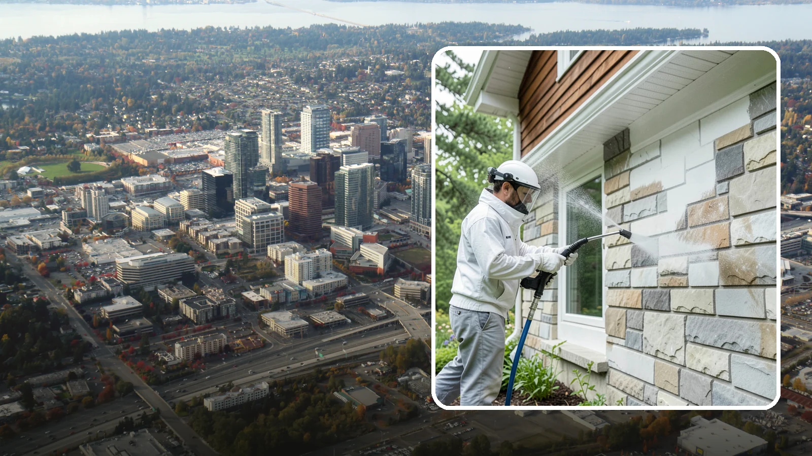 Natural Stone Cleaning in Bellevue, King County, WA - Clean natural stone features with pH-appropriate methods that respect the mineral makeup of each stone.