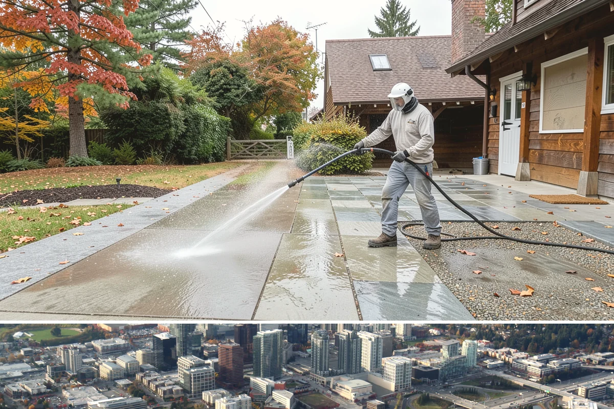 Natural Stone Cleaning in Bellevue, King County, WA - Summer's drier conditions keep porous natural stone from staying saturated and give sensitive treatments the stability they need.