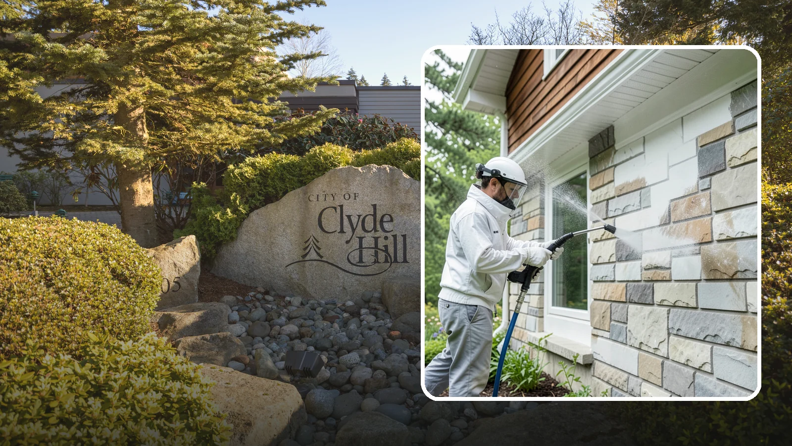 Natural Stone Cleaning in Clyde Hill, King County, WA - Clean natural stone features with pH-appropriate methods that respect the mineral makeup of each stone.