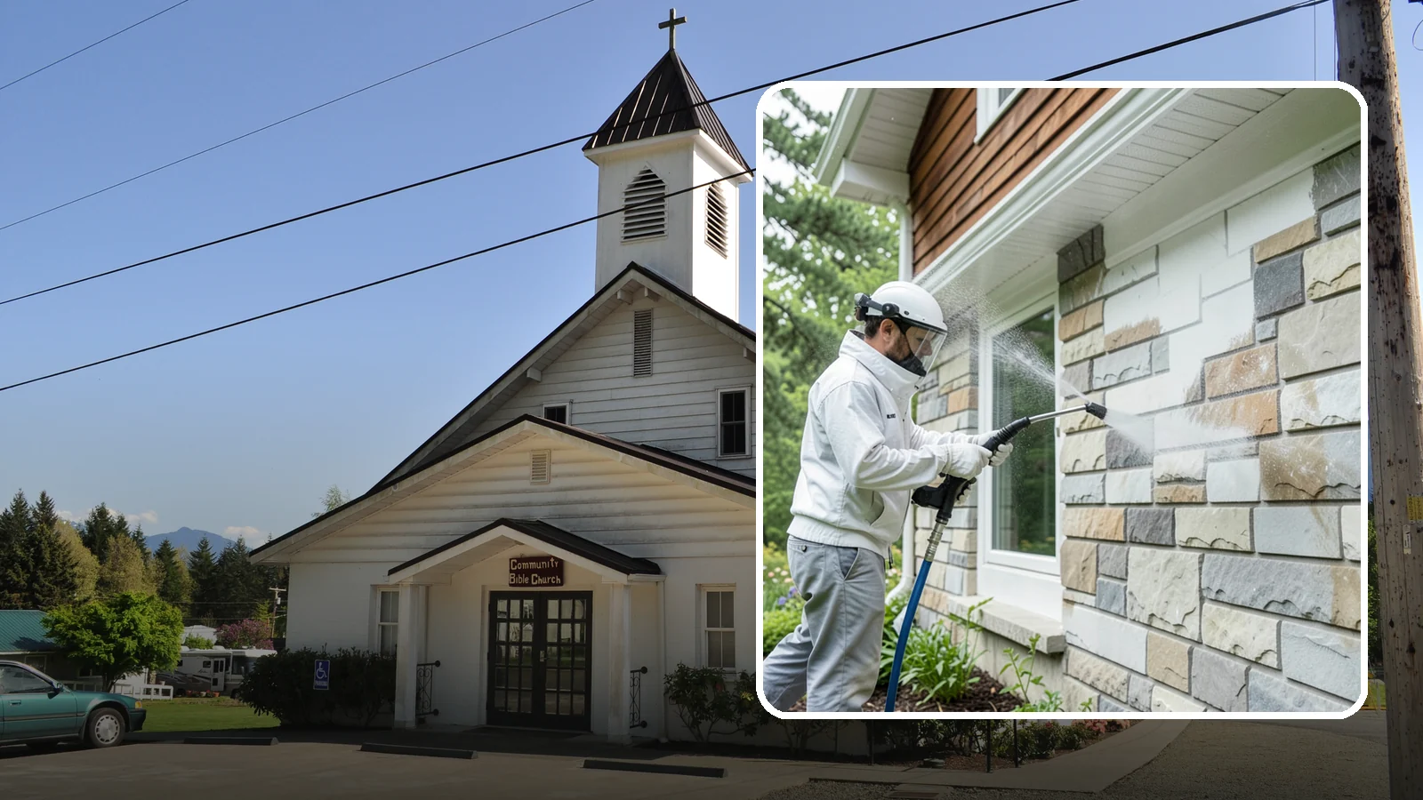 Natural Stone Cleaning in Concrete, Skagit County, WA - Clean natural stone features with pH-appropriate methods that respect the mineral makeup of each stone.