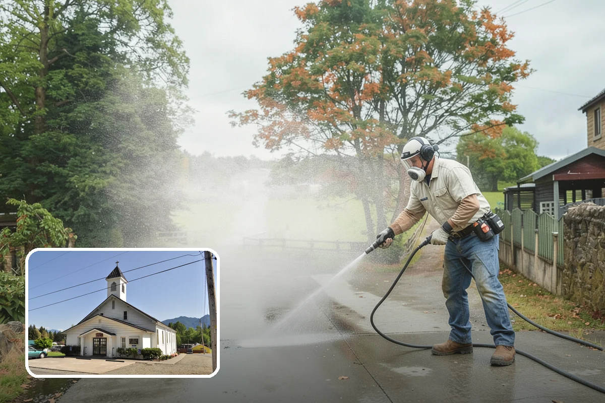 Natural Stone Cleaning in Concrete, Skagit County, WA - Protects acid-sensitive stone with pH-correct chemistry