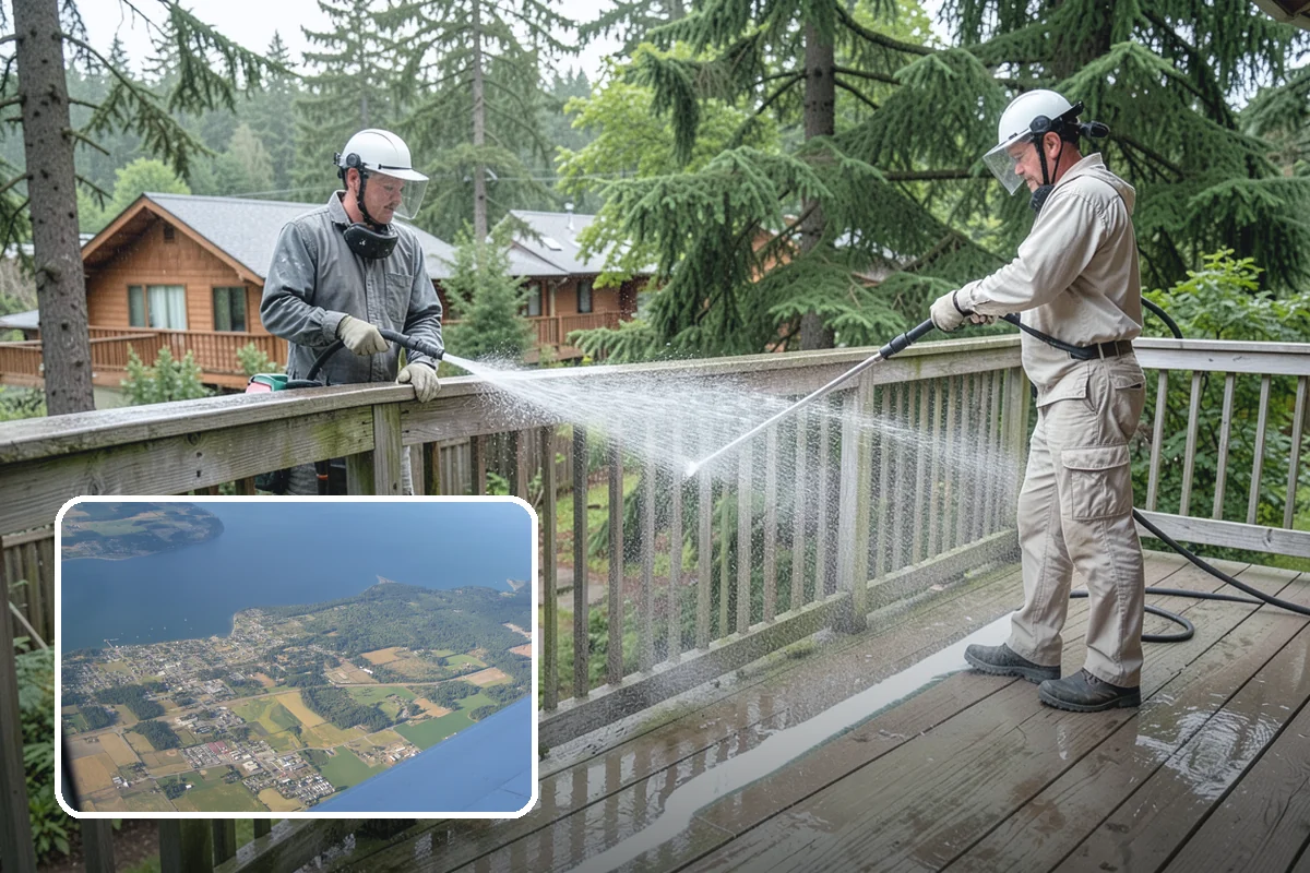 Natural Stone Cleaning in Coupeville, Island County, WA - Protects acid-sensitive stone with pH-correct chemistry