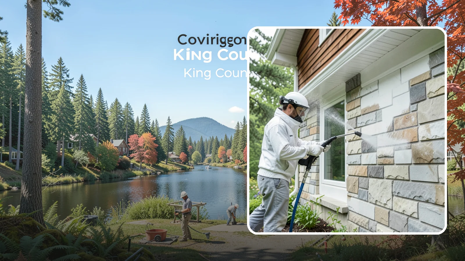 Natural Stone Cleaning in Covington, King County, WA - Clean natural stone features with pH-appropriate methods that respect the mineral makeup of each stone.