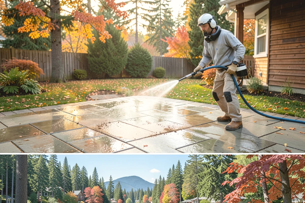 Natural Stone Cleaning in Covington, King County, WA - Summer's drier conditions keep porous natural stone from staying saturated and give sensitive treatments the stability they need.
