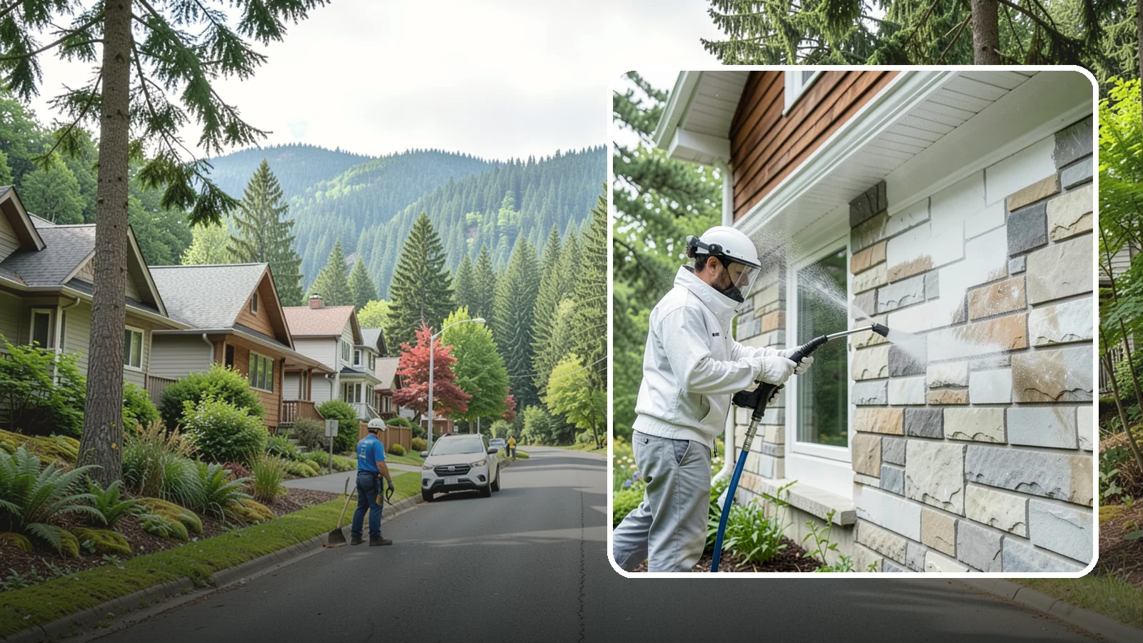 Natural Stone Cleaning in Darrington, Snohomish County, WA - Clean natural stone features with pH-appropriate methods that respect the mineral makeup of each stone.