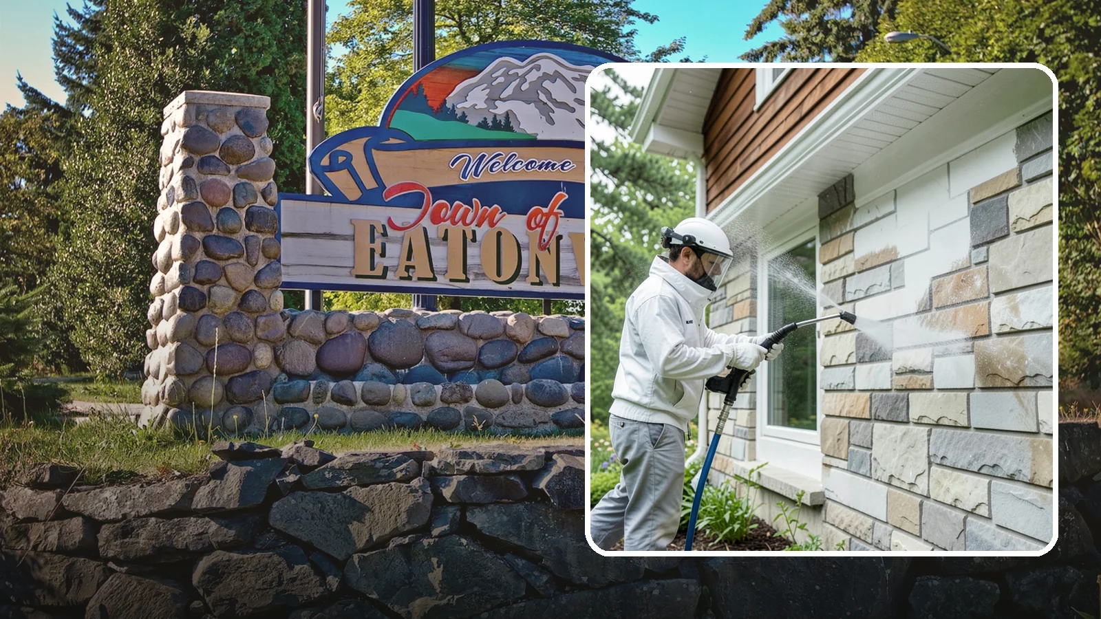 Natural Stone Cleaning in Eatonville, Pierce County, WA - Clean natural stone features with pH-appropriate methods that respect the mineral makeup of each stone.