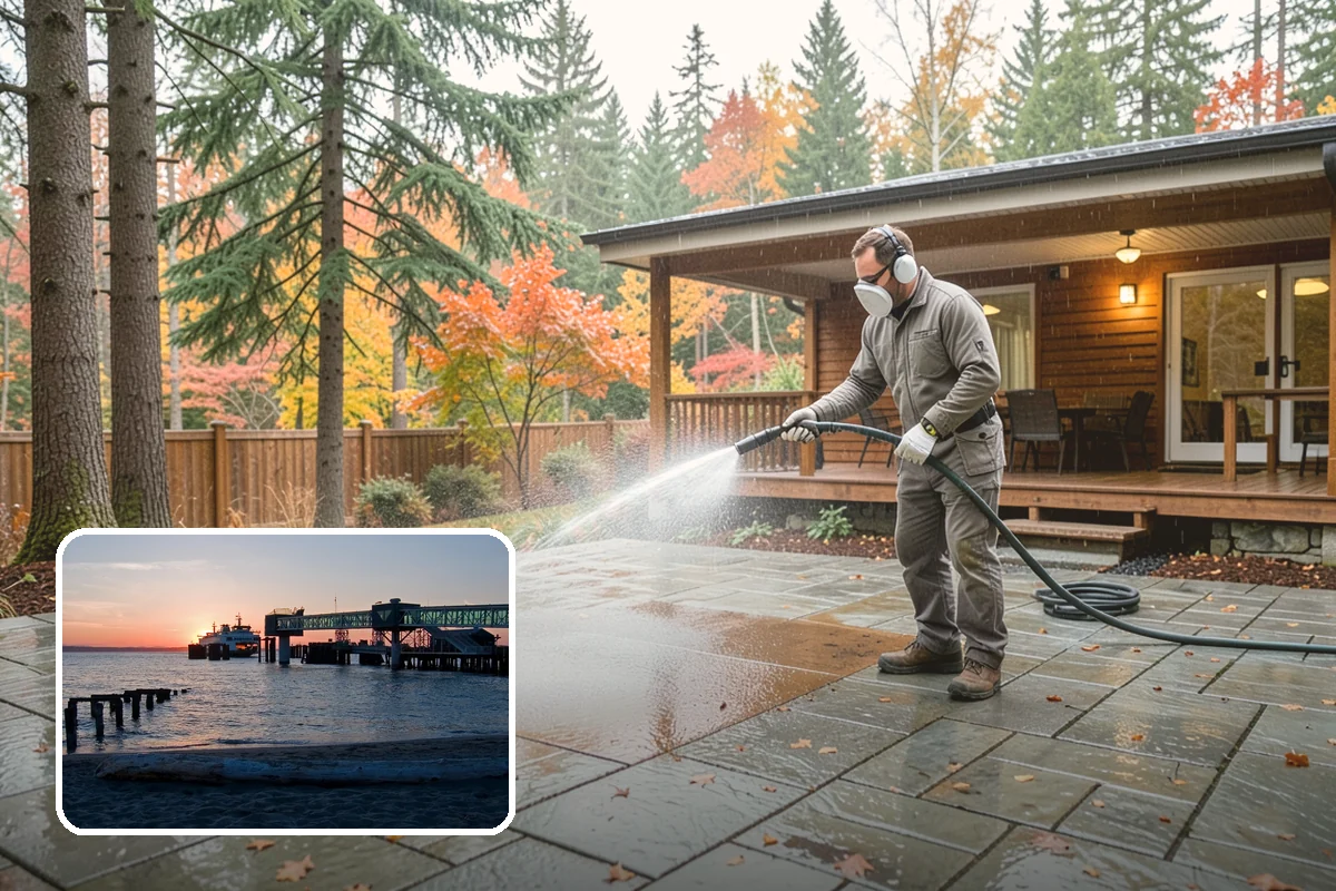 Natural Stone Cleaning in Edmonds, Snohomish County, WA - Protects acid-sensitive stone with pH-correct chemistry