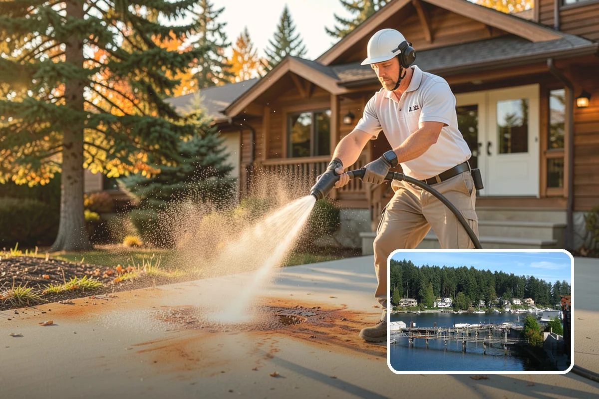 Natural Stone Cleaning in Gig Harbor, Pierce County, WA - Protects acid-sensitive stone with pH-correct chemistry