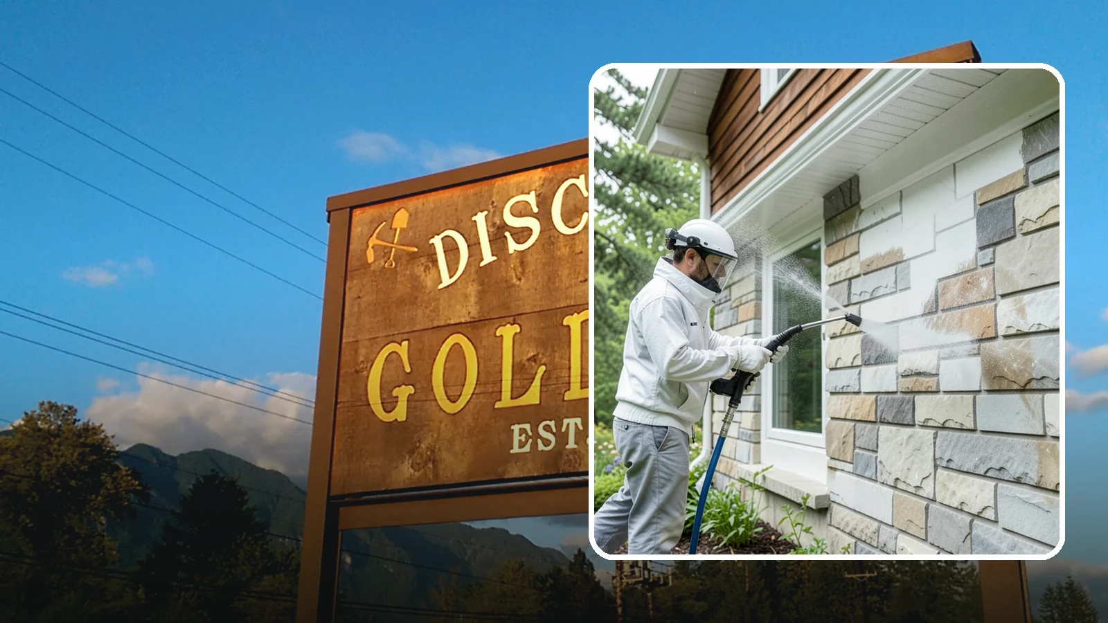 Natural Stone Cleaning in Gold Bar, Snohomish County, WA - Clean natural stone features with pH-appropriate methods that respect the mineral makeup of each stone.