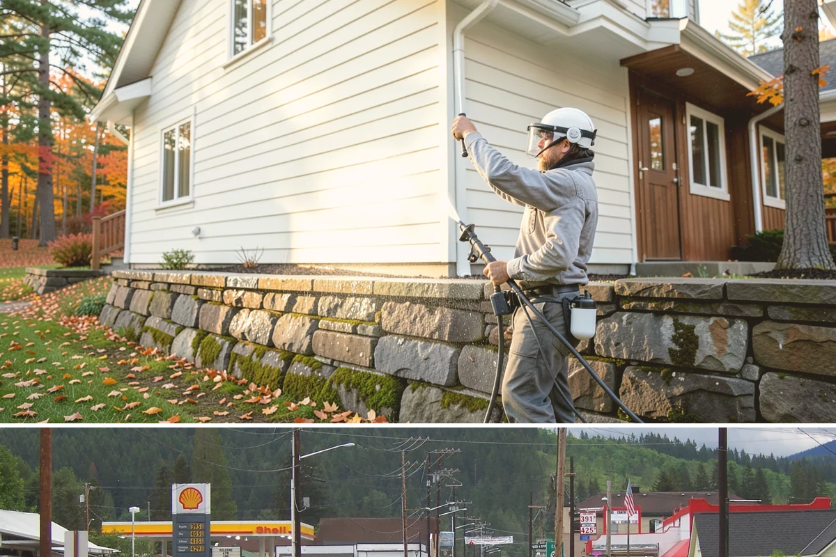 Natural Stone Cleaning in Granite Falls, Snohomish County, WA - Summer's drier conditions keep porous natural stone from staying saturated and give sensitive treatments the stability they need.