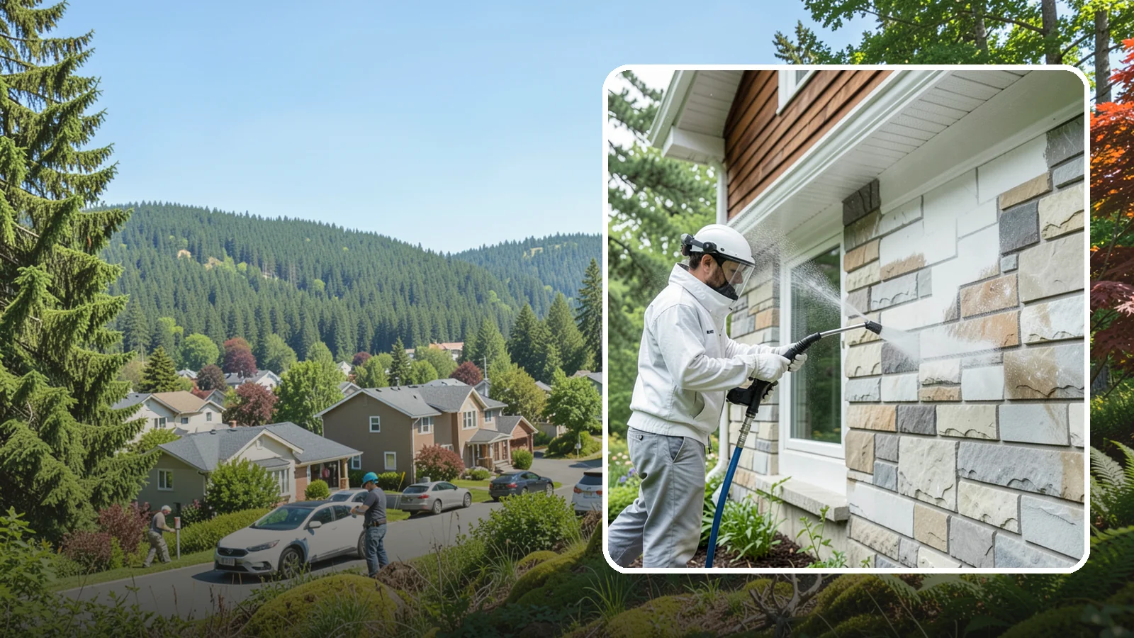 Natural Stone Cleaning in Index, Snohomish County, WA - Clean natural stone features with pH-appropriate methods that respect the mineral makeup of each stone.