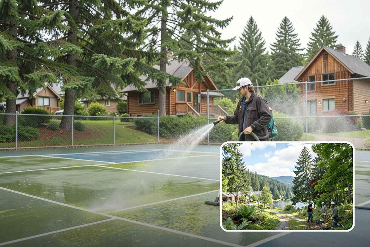 Natural Stone Cleaning in Lake Forest Park, King County, WA - Protects acid-sensitive stone with pH-correct chemistry