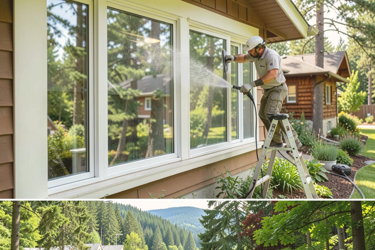 Natural Stone Cleaning in Lake Forest Park, King County, WA - Summer's drier conditions keep porous natural stone from staying saturated and give sensitive treatments the stability they need.