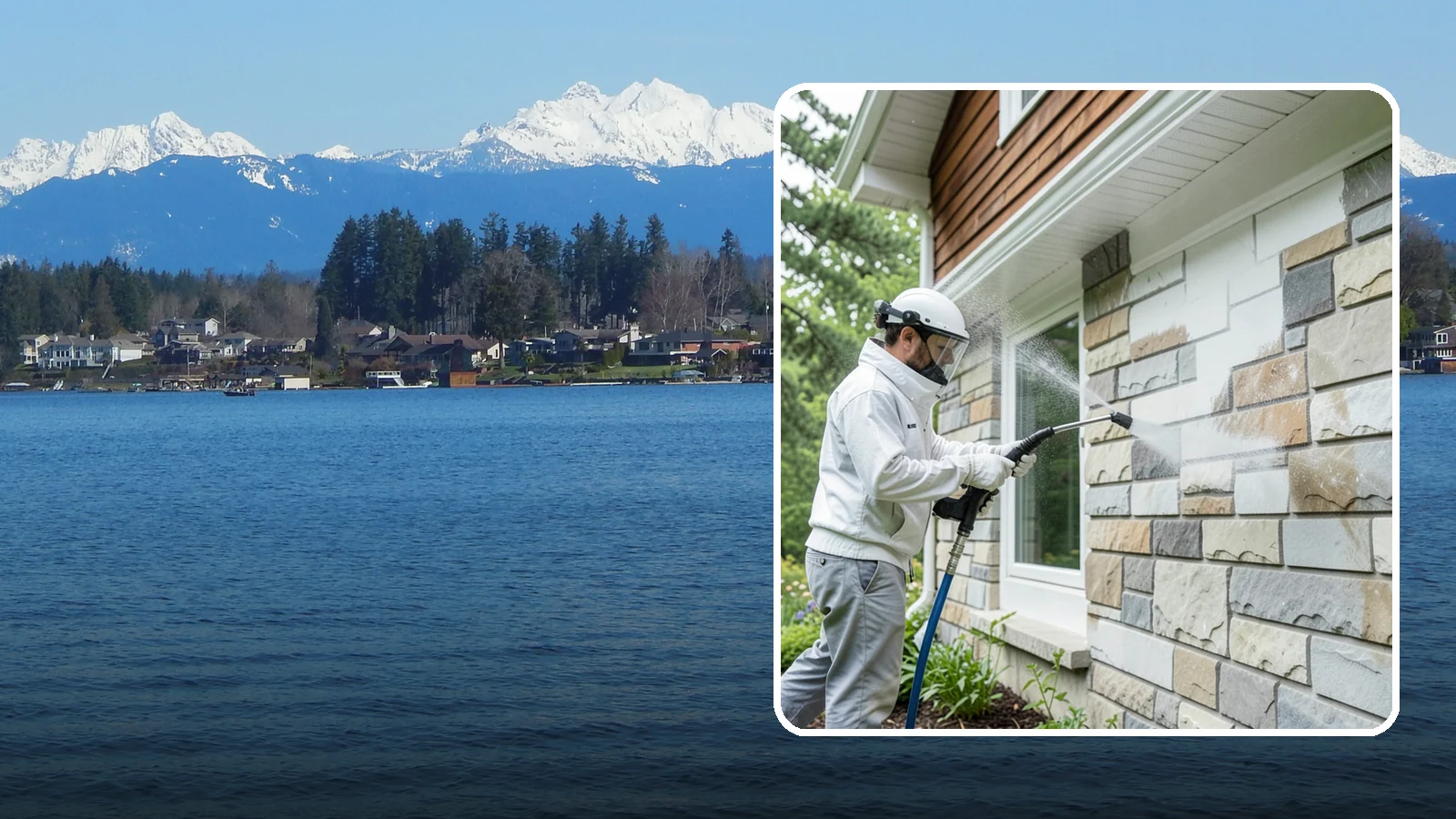 Natural Stone Cleaning in Lake Stevens, Snohomish County, WA - Clean natural stone features with pH-appropriate methods that respect the mineral makeup of each stone.