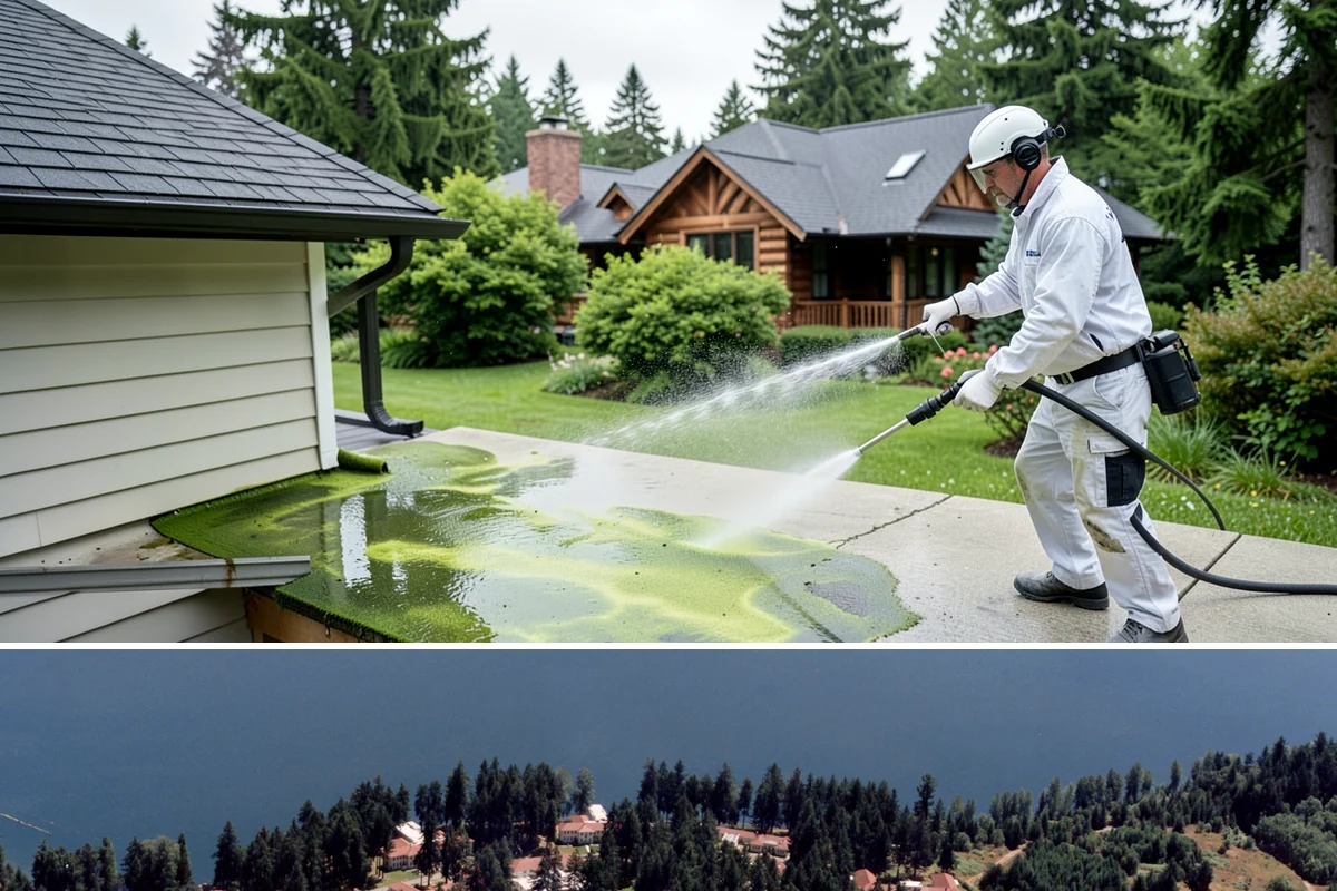 Natural Stone Cleaning in Lakewood, Pierce County, WA - Summer's drier conditions keep porous natural stone from staying saturated and give sensitive treatments the stability they need.